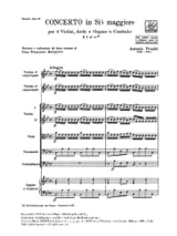 Concerto en Sib Maj. - F. 1 n° 57 - Partitura - VIVALDI - Partition